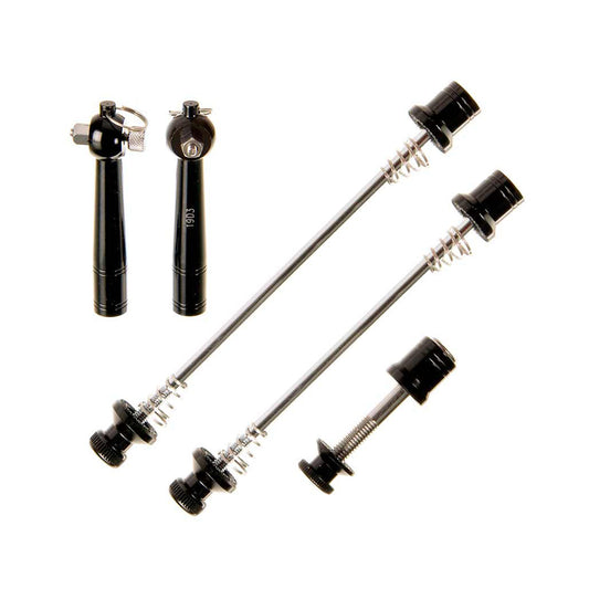 EVO Anti-theft QR Skewer Set, 3 pieces, Black