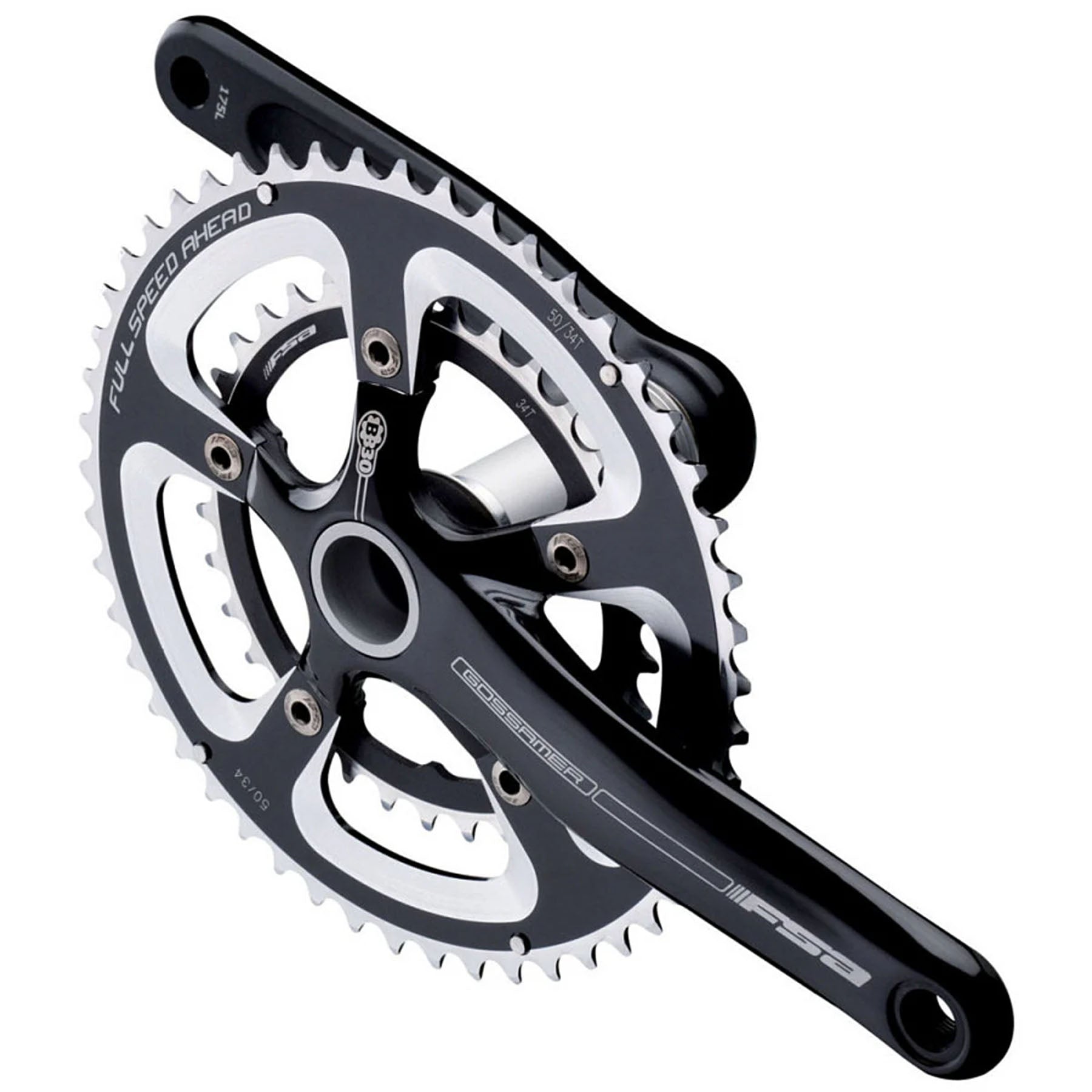 FSA Gossamer BB30 Crankset, 46/36t - Main Image