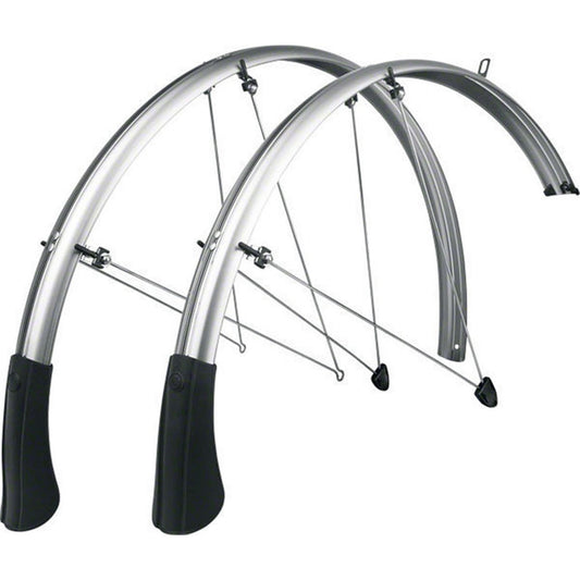 SKS P-35 Long Fender Set, Silver, 700c 20-28