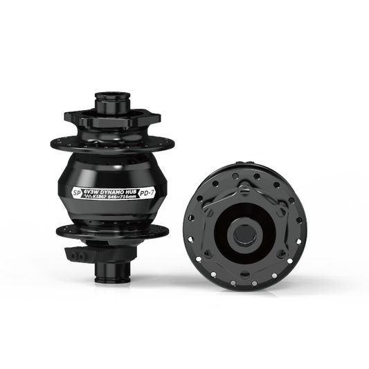 Shutter Precision PD-7 Dynamo Hub ISO 12x100 32h Black