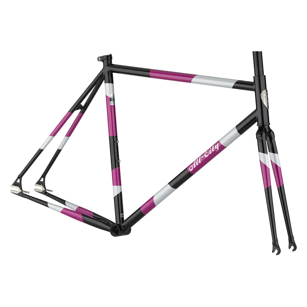 All-City Big Block Frameset 49cm, Midnight Frost