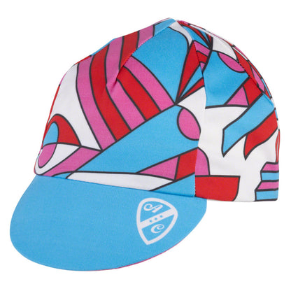 All-City Parthenon Party Cycling Cap - Pink, Red, Blue, Black, One Size