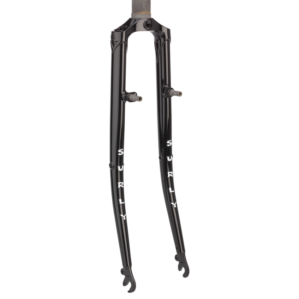 Surly Cross Check 1 1/8" Fork with Mid Eyelets, with Threaded Bosses Black