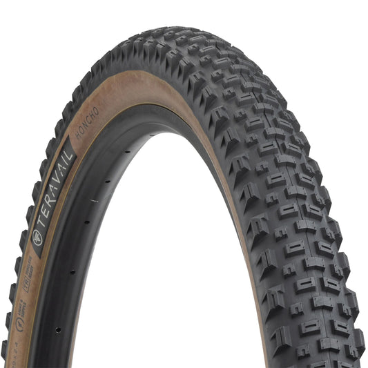 Teravail Honcho Tire - 27.5 x 2.4, Tubeless, Folding, Tan, Durable, Grip Compound