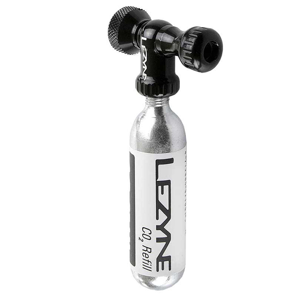 Lezyne Control Drive CO2 Inflator, Threaded (Presta/Schrader), Black