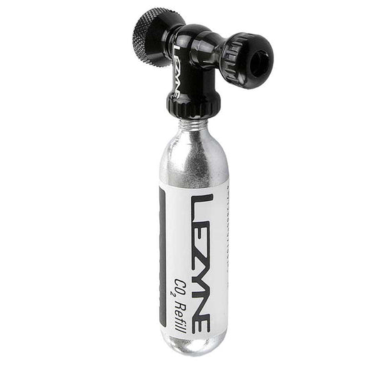 Lezyne Control Drive CO2 Inflator, Threaded (Presta/Schrader), Black