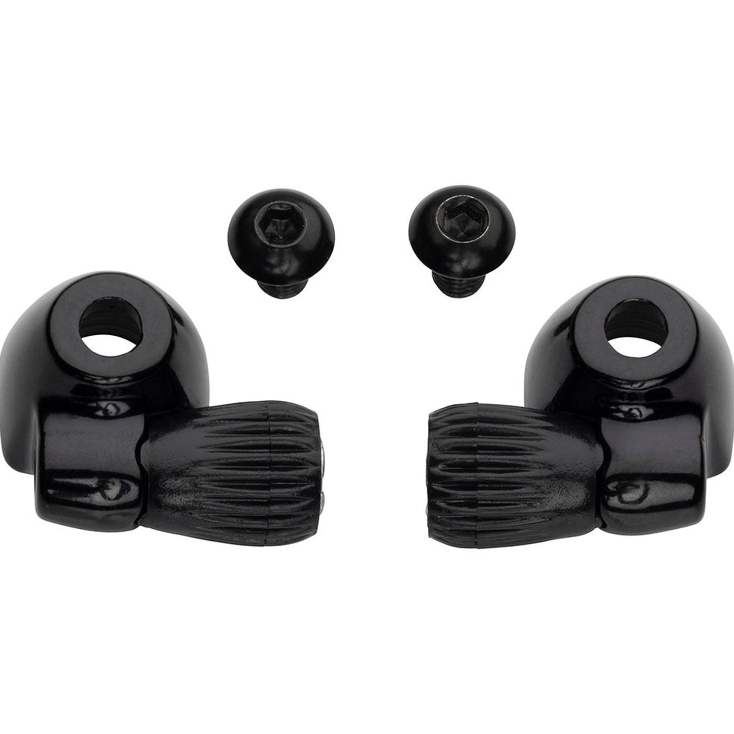 Problem Solvers Downtube Housing Stops w/ Barrel Adjusters - Black