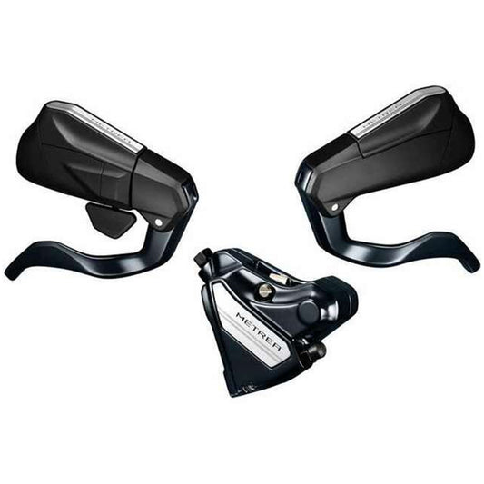 Shimano Metrea Shifter/Alfine Hydro Brake Levers Assembly, 2x11sp. Post Mount