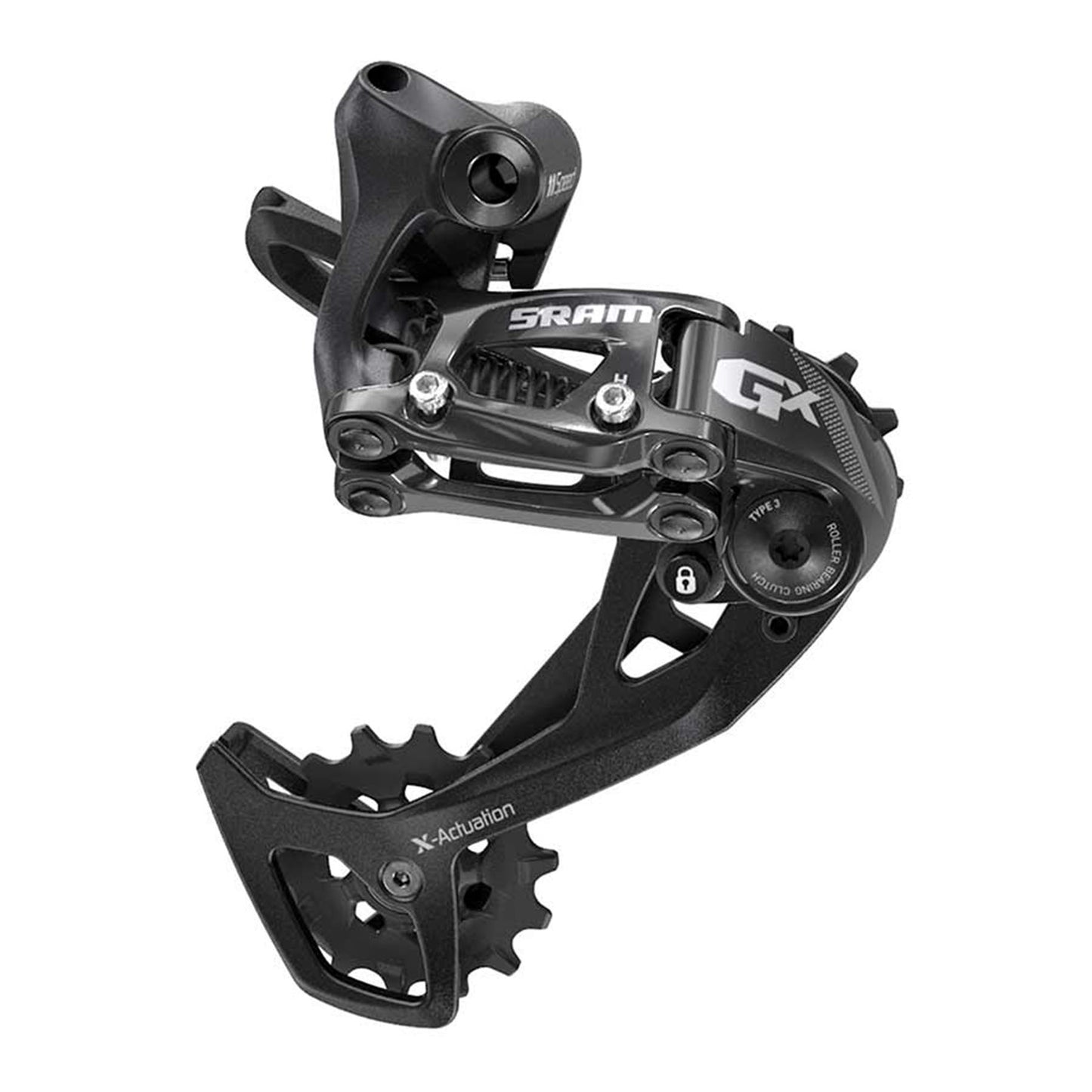Sram GX 2x11sp Rear Derailleur, Mahabang Cage, Itim