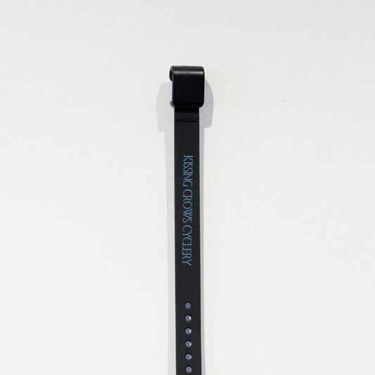 KCC Voile Rack Strap (10mm Hook) - 25" Black w/ Teal