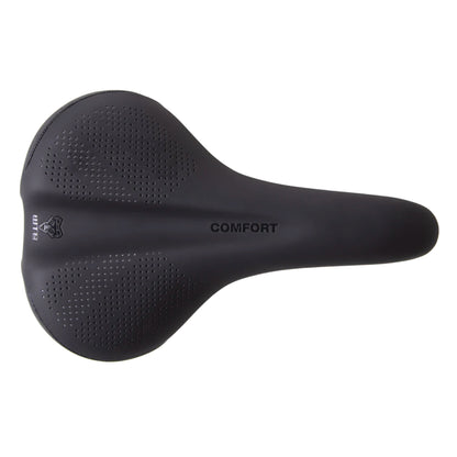 WTB Comfort Saddle - Steel, Black, Wide