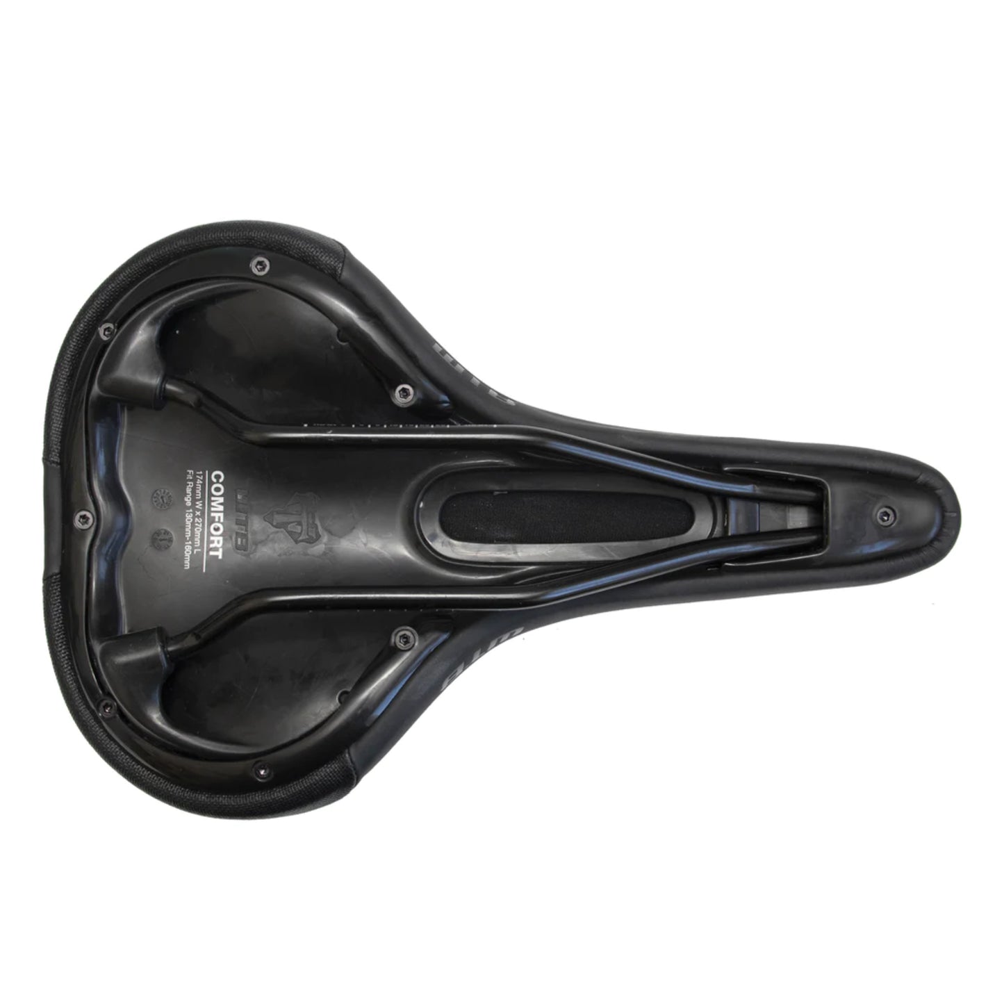 WTB Comfort Saddle - Steel, Black, Wide