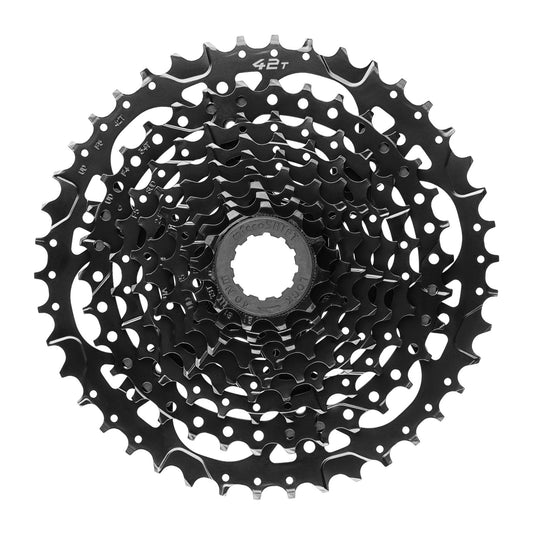 microSHIFT ADVENT 9sp. Mini-Group, Xpress Shifter, Medium Cage Derailleur, 11/42t Steel Cassette