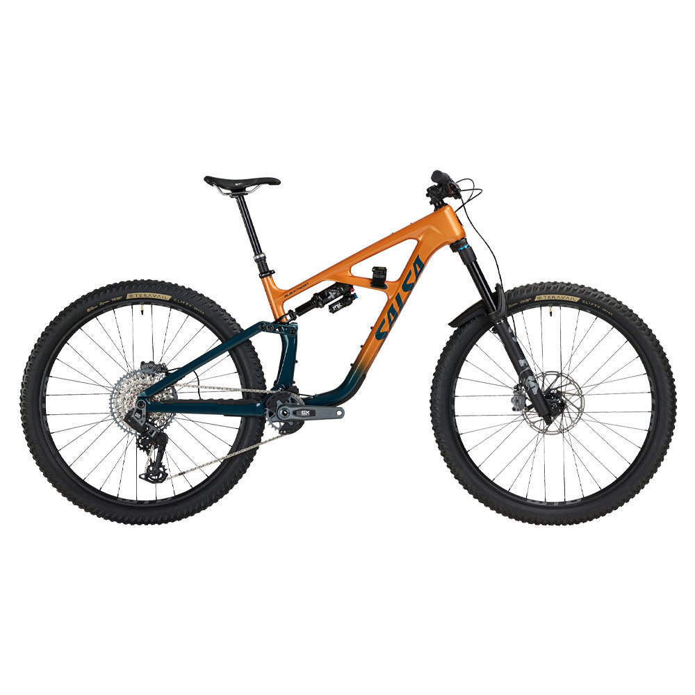 Salsa Blackthorn 145 C GX AXS Transmission Bike - 29", Carbon, Slate / Terracotta, Large REP'S DEMO