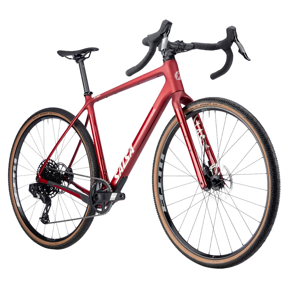 Salsa Flyway C Apex Eagle AXS 12 Bike - 700c, Carbon, Canyon Red, Medium/Large