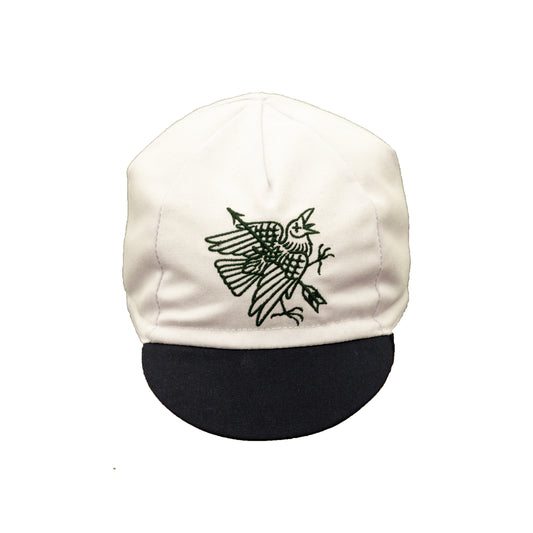 Murder of Crows Cycling Cap - Raw Cotton
